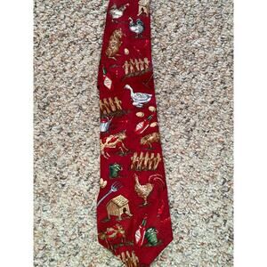 Tobasco Hot Sauce Farm Tie